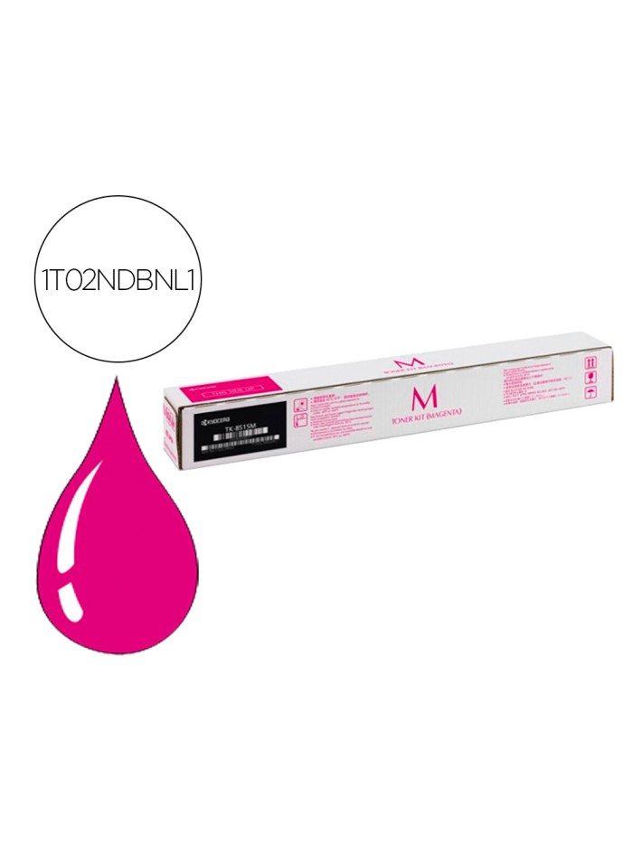 Toner kyocera tk-8515m magenta para taskalfa 5052ci / 6052ci (1t02ndbnl0) Toner kyocera tk-8515m magenta para taskalfa 5052ci / 6052ci (1t02ndbnl0)