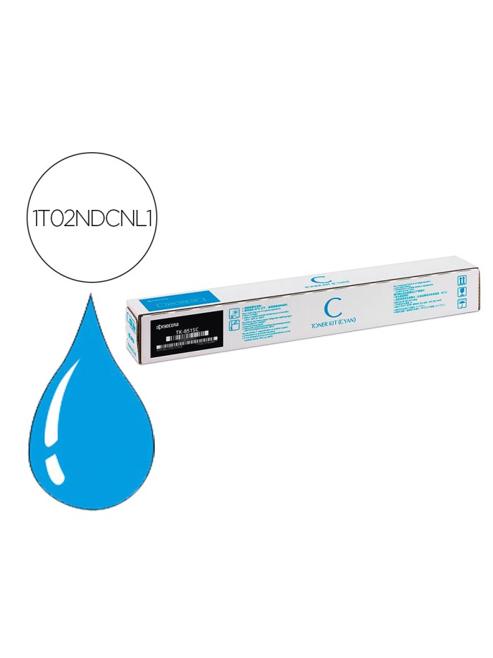 Toner kyocera tk-8515c cyan para taskalfa 5052ci / 6052ci (1t02ndcnl0) Toner kyocera tk-8515c cyan para taskalfa 5052ci / 6052ci (1t02ndcnl0)