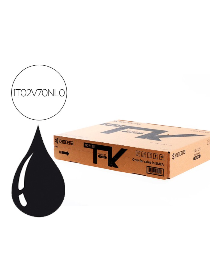 Toner kyocera negro tk-7125 (1t02v70nl0) Toner kyocera negro tk-7125 (1t02v70nl0)
