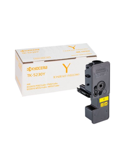Toner kyocera mita tk-5230y amarillo 2200 pag