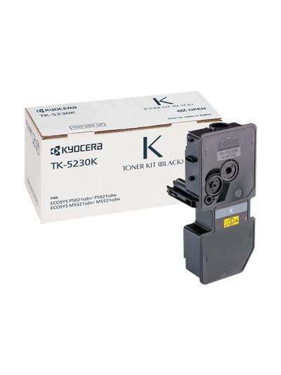 Toner kyocera mita tk-5230k negro m5521cdw 2600 pag