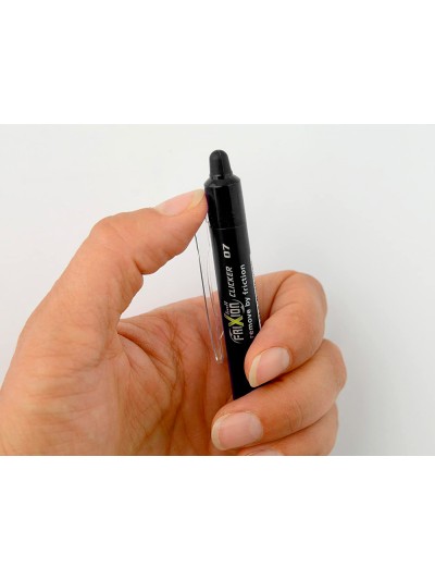 Boligrafo pilot frixion clicker borrable 0,7 mm punta media negro en blister
