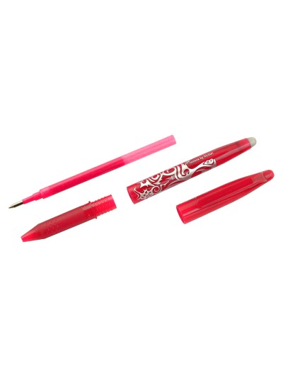 Boligrafo pilot frixion ball borrable 0,7 mm punta media rojo en blister