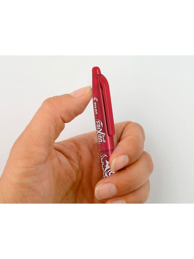 Boligrafo pilot frixion ball borrable 0,7 mm punta media rojo en blister