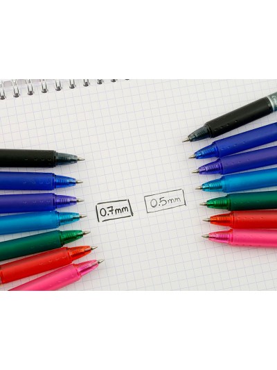 Boligrafo pilot frixion ball borrable 0,7 mm punta media rojo en blister