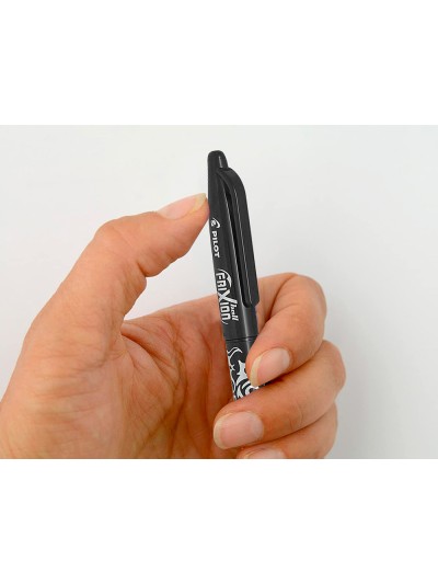 Boligrafo pilot frixion ball borrable 0,7 mm punta media negro en blister
