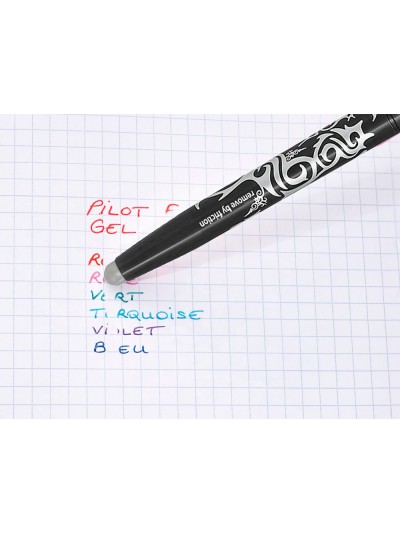 Boligrafo pilot frixion ball borrable 0,7 mm punta media negro en blister