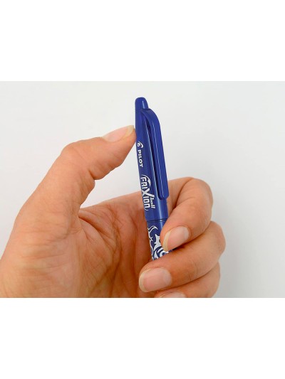 Boligrafo pilot frixion ball borrable 0,7 mm punta media azul en blister