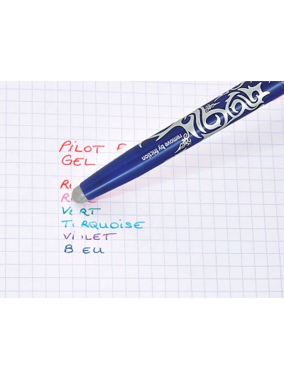 Boligrafo pilot frixion ball borrable 0,7 mm punta media azul en blister