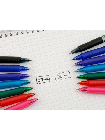 Boligrafo pilot frixion ball borrable 0,7 mm punta media azul en blister
