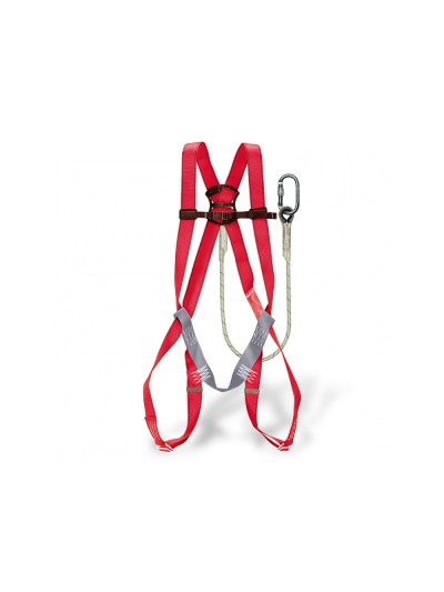 Conjunto anticaidas faru arnes p01 + cuerda c170 + 2 mosquetones virola + bolsa porta arnes
