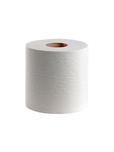Papel secamanos dahi 2 capas celulosa gofrada 195 mm x 145 mt paquete de 6 rollos