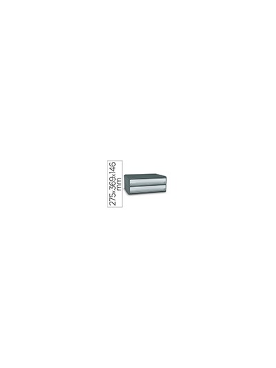 Fichero cajones de sobremesa cep moov up reciclado 80% 2 cajones color gris 275x369x146 mm