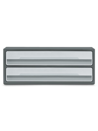 Fichero cajones de sobremesa cep moov up reciclado 80% 2 cajones color gris 275x369x146 mm
