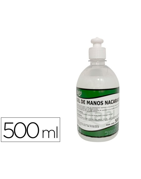Jabon liquido lavamanos dahi con dosificador bote de 500 ml