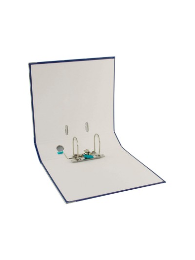 Archivador de palanca elba top carton compacto polipropileno con rado din a4 lomo de 80 mm azul