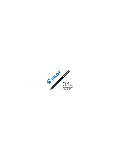 Boligrafo pilot super grip g 4 colores retractil sujecion de caucho tinta base de aceite cuerpo color negro