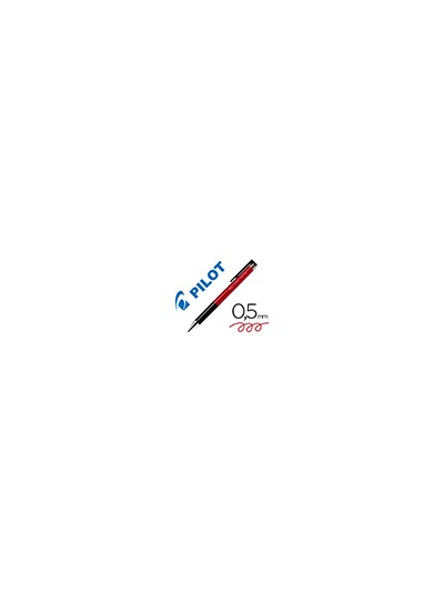 Boligrafo pilot synergy point retractil sujecion de caucho tinta gel 0,5 mm rojo