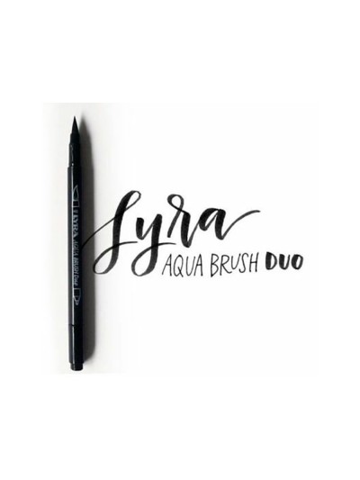 Rotulador lyra aqua brush acuarelable doble punta y pincel tonos grises blister de 6 unidades surtidas