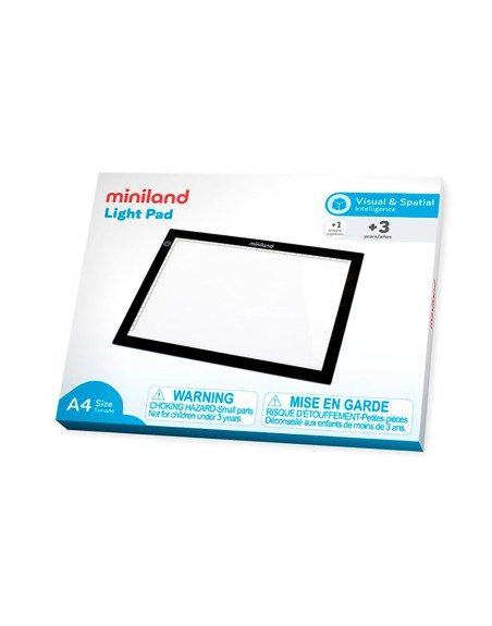 Mesa de luz miniland ligera y comoda de transportar a cualquier lugar formato a4