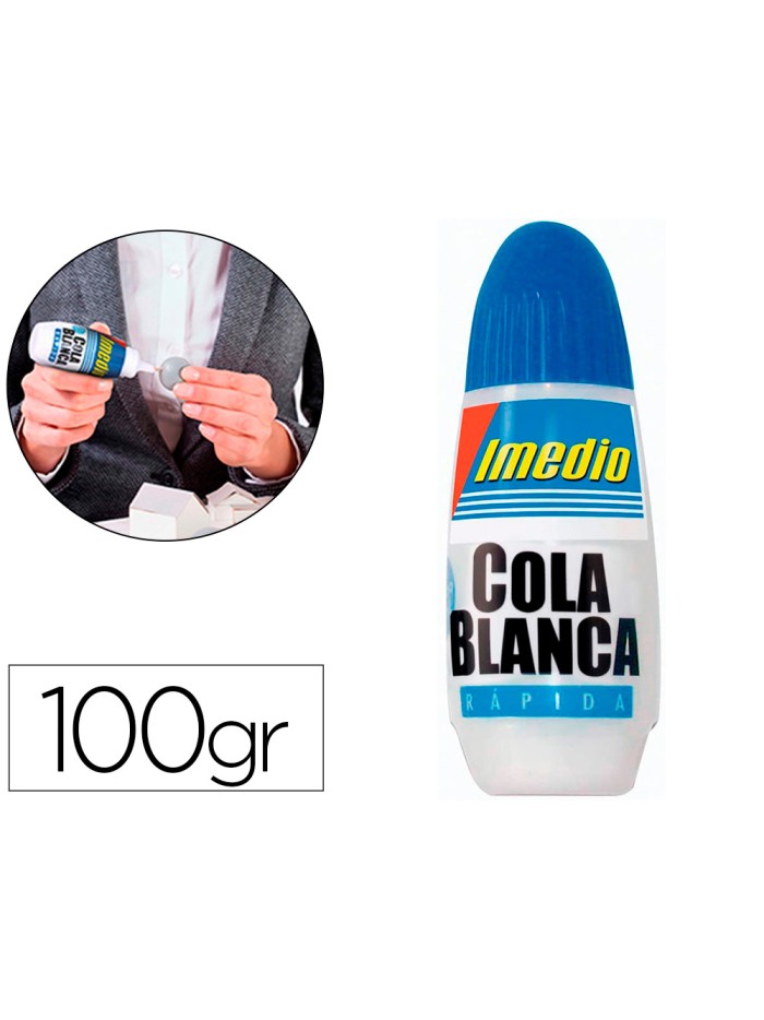 Pegamento cola blanca imedio bote de 100 gr Pegamento cola blanca imedio bote de 100 gr