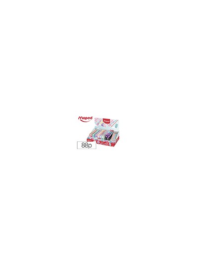 Expositor maped coleccion pastel 88 piezas surtidas