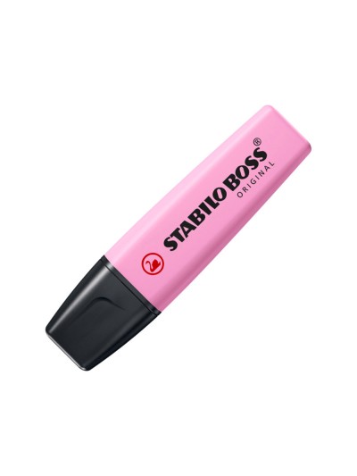 Rotulador stabilo boss fluorescente 70 pastel estuche de 4 unidades colores surtidos