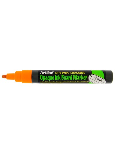 Rotulador artline pizarra epd-4 color naranja fluorescente opaque ink board punta redonda 2 mm