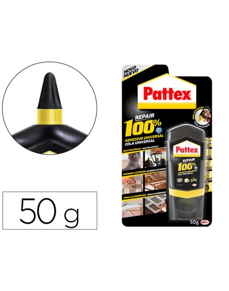 Pegamento pattex universal ingredientes activos 100% sin disolventes botella 50 g