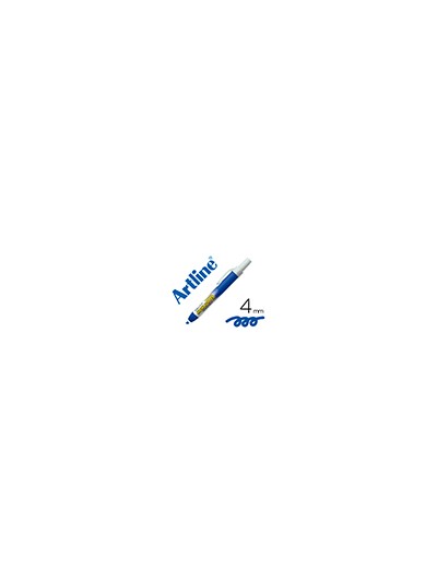 Rotulador artline clix fluorescente ek-63 azul punta biselada 4 mm