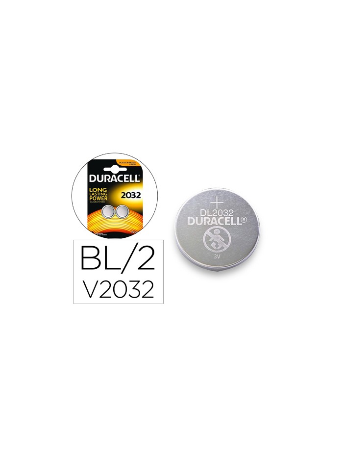 Pila duracell alcalina boton cr2032 blister 2 unidades Pila duracell alcalina boton cr2032 blister 2 unidades
