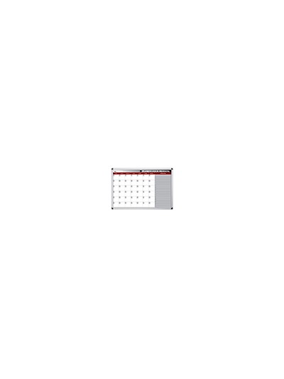 Planning magnetico bi-office mensual lacado marco aluminio rotulable 60x45 cm