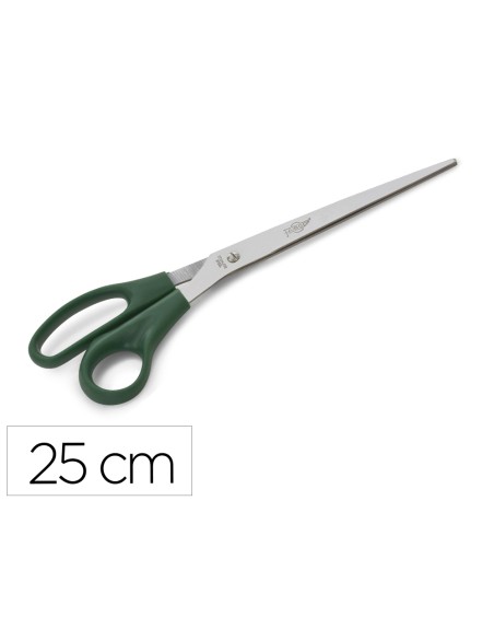 Tijera oficina faibo acero inoxidable 25 cm empuñadura ergonomica en blister