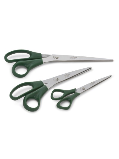 Tijera oficina faibo acero inoxidable 16 cm empuñadura ergonomica en blister