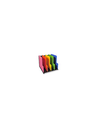 Organizador de armario exacompta modulotop negro multicolor vertical 5 compartimentos 300x288x255 mm