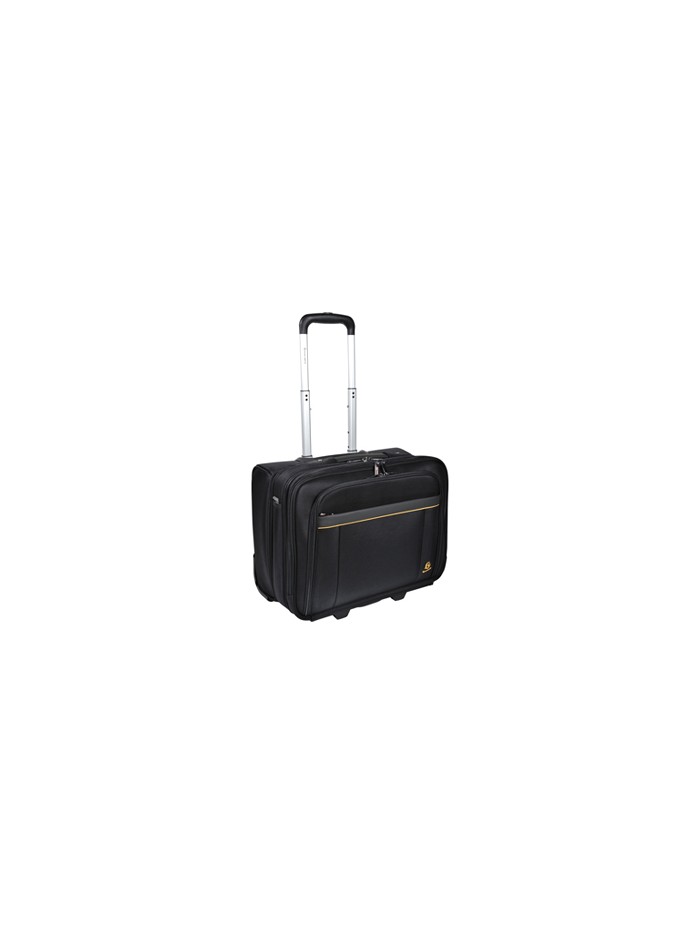 Maletin para portatil exacompta exactive hasta 15.6/' con ruedas y asa telescopica negro 450x255x395 Maletin para portatil exacompta exactive hasta 15.6/' con ruedas y asa telescopica negro 450x255x395