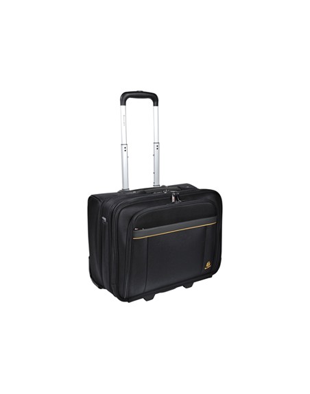 Maletin para portatil exacompta exactive hasta 15.6/' con ruedas y asa telescopica negro 450x255x395