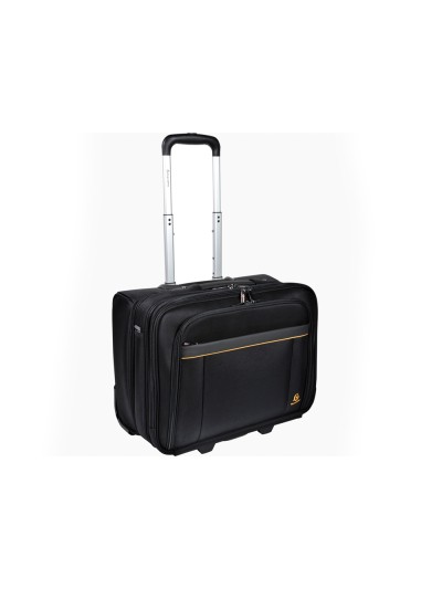 Maletin para portatil exacompta exactive hasta 15.6/' con ruedas y asa telescopica negro 450x255x395