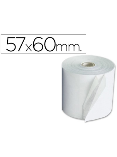 Rollo sumadora exacompta electro 57 mm x 60 mm 60 g/m2