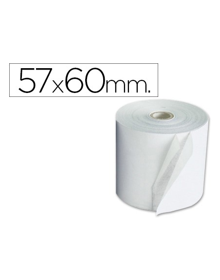 Rollo sumadora exacompta electro 57 mm x 60 mm 60 g/m2