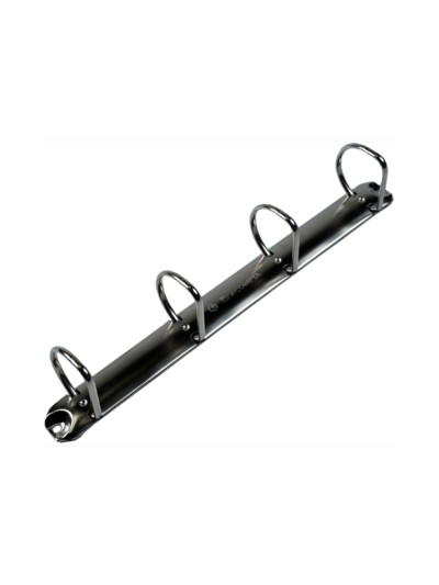 Carpeta exacompta canguro 4 anillas 50 mm din a4+ carton forrado polipropileno personalizable 3 bolsillos