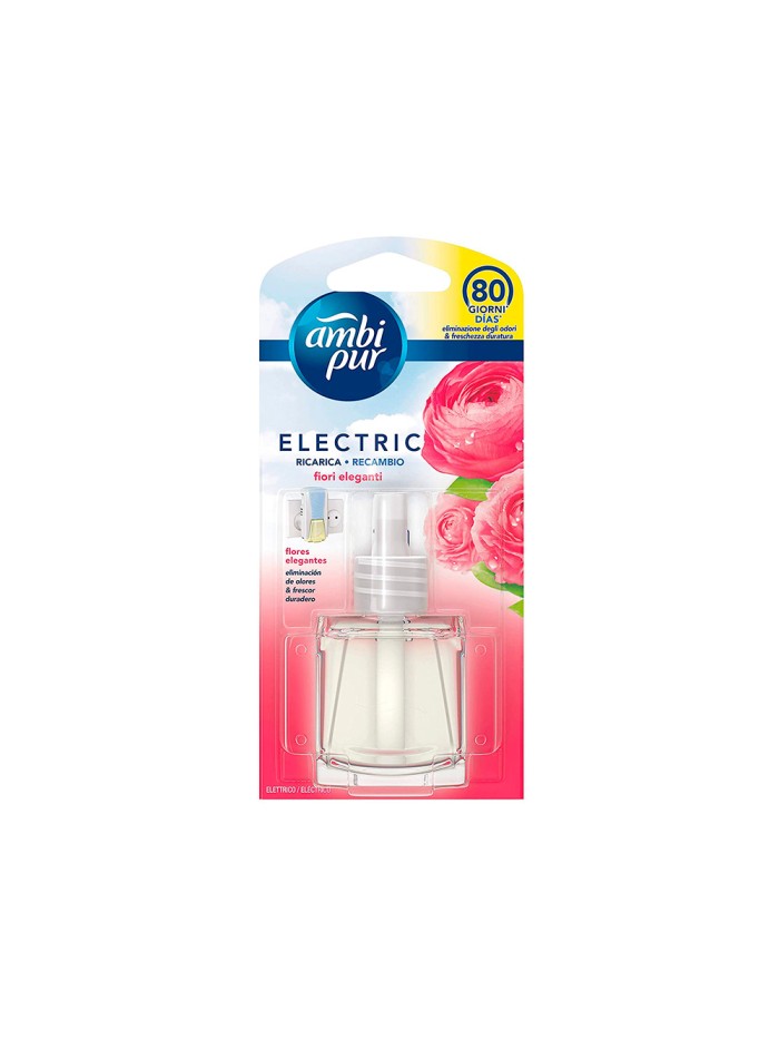 Ambientador ambipur electrico flores elegantes recambio 21,5ml Ambientador ambipur electrico flores elegantes recambio 21,5ml