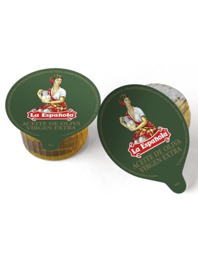 Aceite oliva virgen extra la española capsula monodosis 15 ml caja de 120 unidades