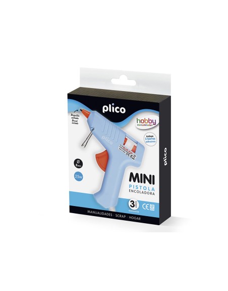 Pistola termofusible plico mini 25 w