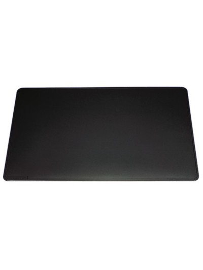 Vade sobremesa durable negro antideslizante contorneado 65x52 cm