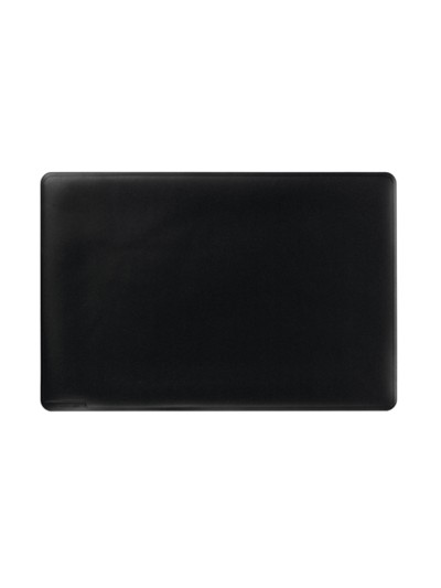 Vade sobremesa durable negro antideslizante contorneado 53x40 cm