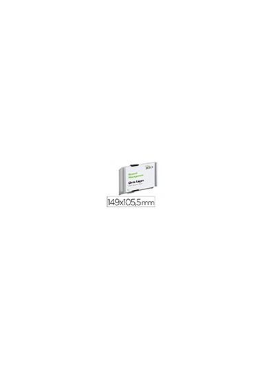 Identificador portanombre durable aluminio placa acrilica antirreflectante para puertas 149x105,5 mm