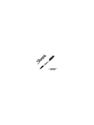 Rotulador sharpie permanente punta fina negro