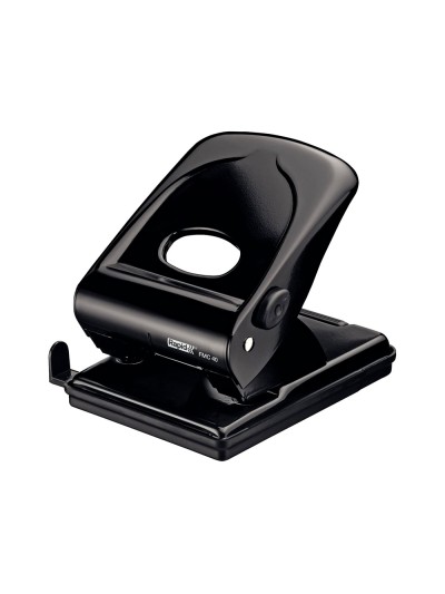 Taladrador rapid fmc40 metalico color negro capacidad 40 hojas