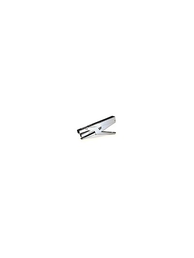 Grapadora tenaza rapid e10 cromado/negro capacidad 15 hojas usa grapas n 10